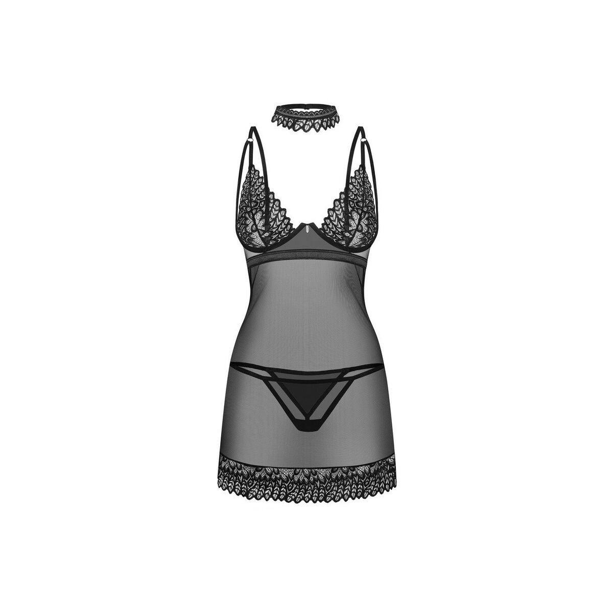 Babydoll Og G-Streng Obsessive M/L